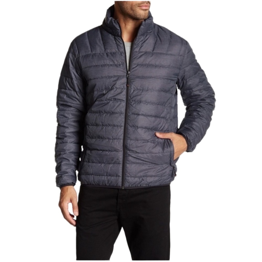 new Hawke & Co ✰ Quilted Packable Down Ski Snowboard Sport Winter Jacket ✰ Smoke - Picture 13 of 15